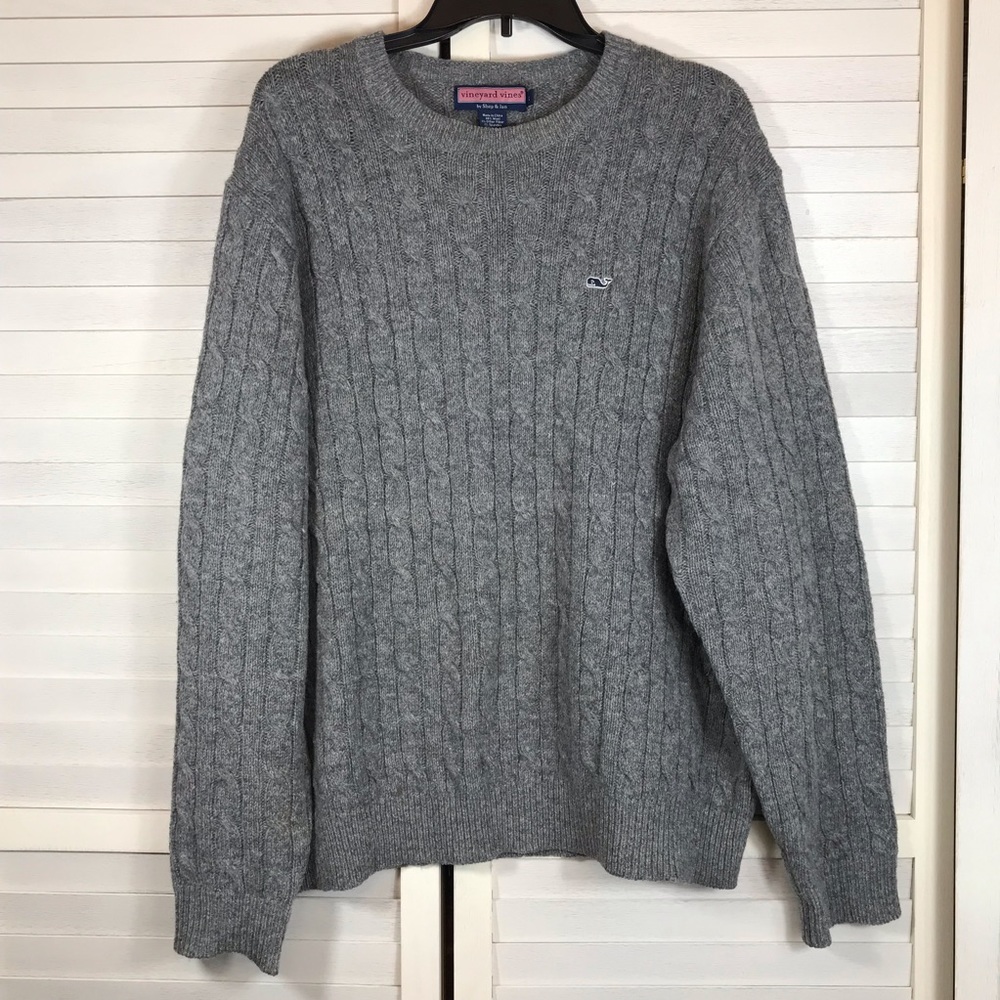 Men's Vineyard Vines By Shep & Ian Cable Knit Pullover Sweater